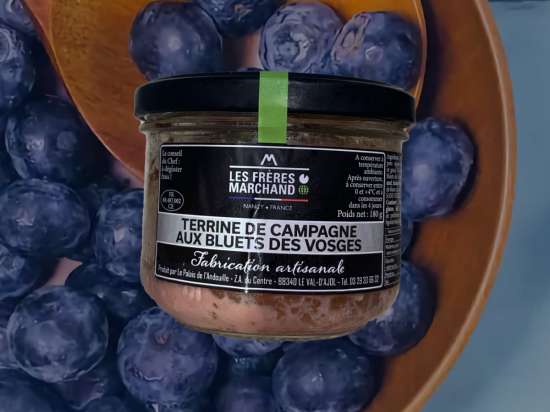 Terrine de Campagne aux Bluets des Vosges
